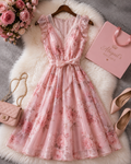 Elegant Pink Dress